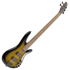 Ibanez SR4505 5-String Bass Ash Body with Roasted Maple Fretboard and Case - Desert Sunset Burst