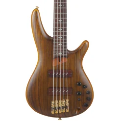 Ibanez SR5505 5-String Bass Ovangkol Top with Rosewood Fretboard and Case - Mocha Flat