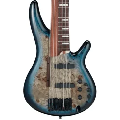 Ibanez SRAS7 Cosmic Blue Starburst 7 String 'Ashula' Electric Bass