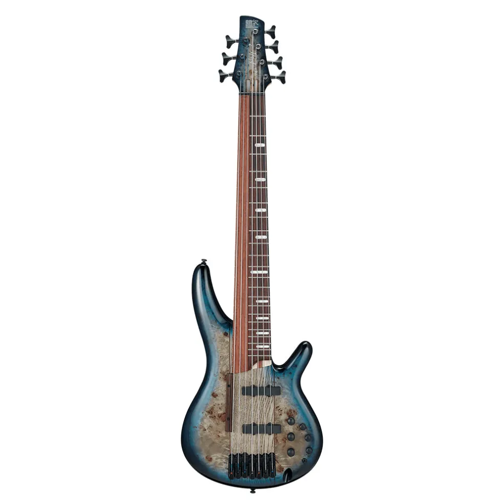 Ibanez SRAS7 Cosmic Blue Starburst 7 String 'Ashula' Electric Bass