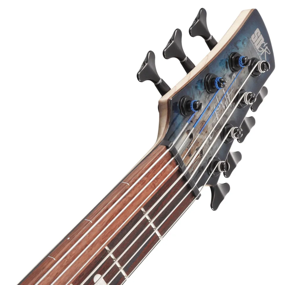 Ibanez SRAS7 Cosmic Blue Starburst 7 String 'Ashula' Electric Bass