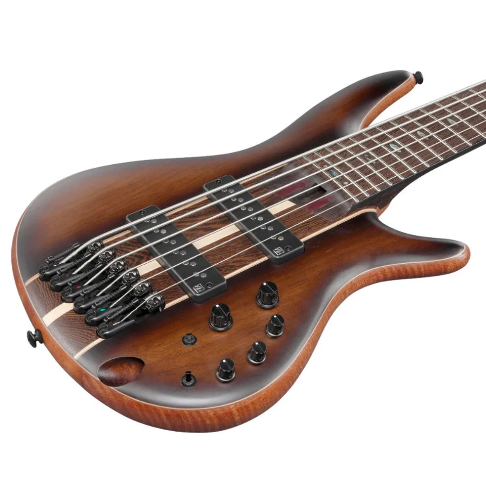 Ibanez SR1356B 6 String Premium Bass With Bag - Dual Mocha Burst Flat