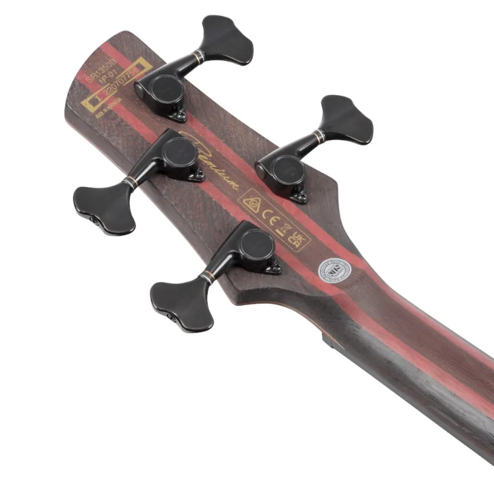 Ibanez SR1350B Premium Bass With Bag - Dual Mocha Burst Flat