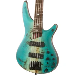 Ibanez SR1605B Premium Electric 5-String Bass, Caribbean Shoreline Flat