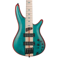 Ibanez SR1425BCGL 5 String Electric Bass Guitar Caribbean Green Low Gloss
