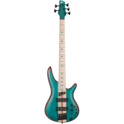 Ibanez SR1425BCGL 5 String Electric Bass Guitar Caribbean Green Low Gloss