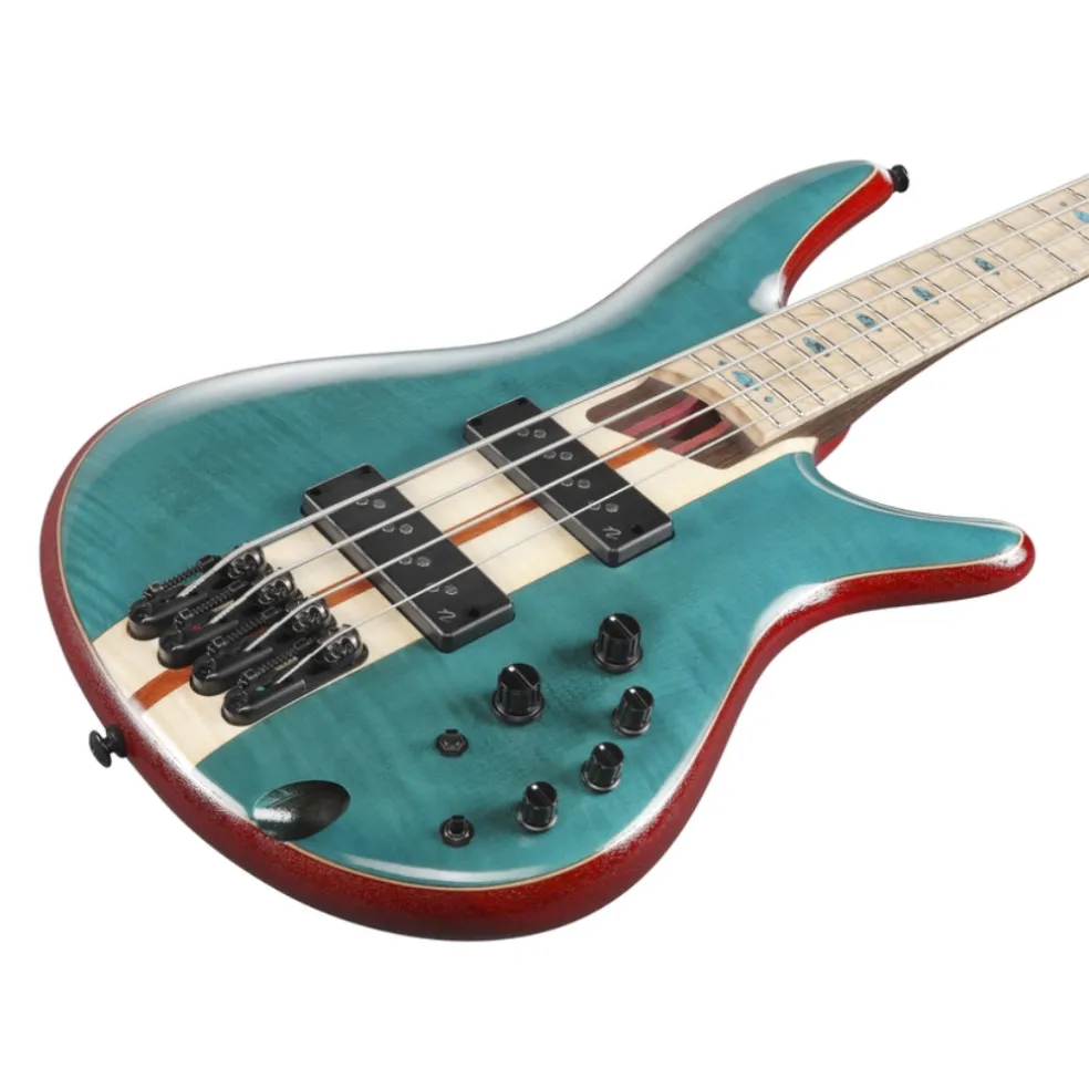 Ibanez SR1420BCGL 4 String Electric Bass Guitar Caribbean Green Low Gloss