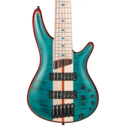 Ibanez SR1426BCGL 6 String Electric Bass Guitar Caribbean Green Low Gloss