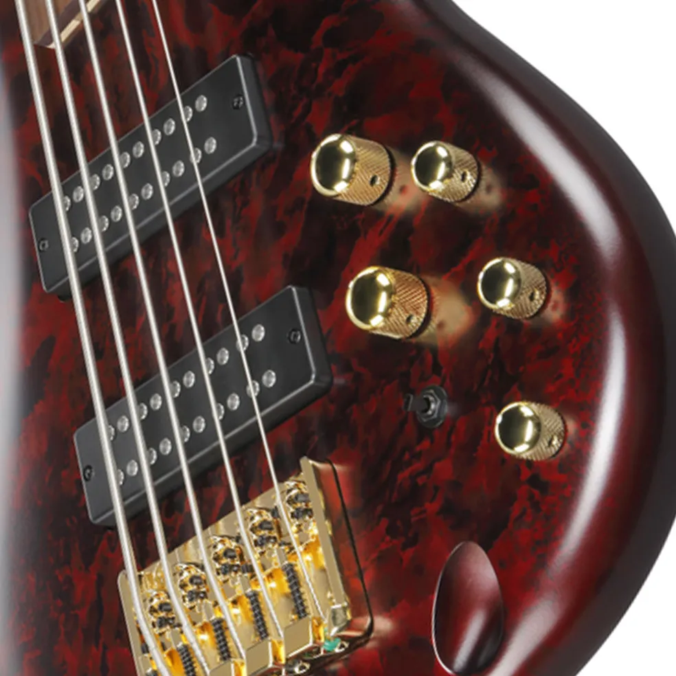 Ibanez SR305EDX Wine Red Frozen Matte 5 String Electric Bass