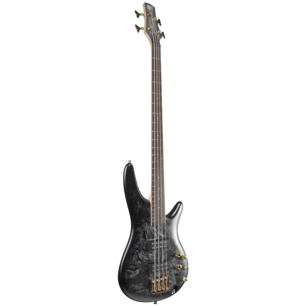Ibanez SR300EDXBZM 4 String Electric Bass Guitar Black Ice Frozen Matte