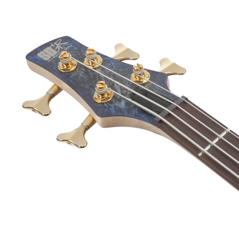 Ibanez SR300EDXCZM 4 String Electric Bass Guitar Cosmic Blue Frozen Matte