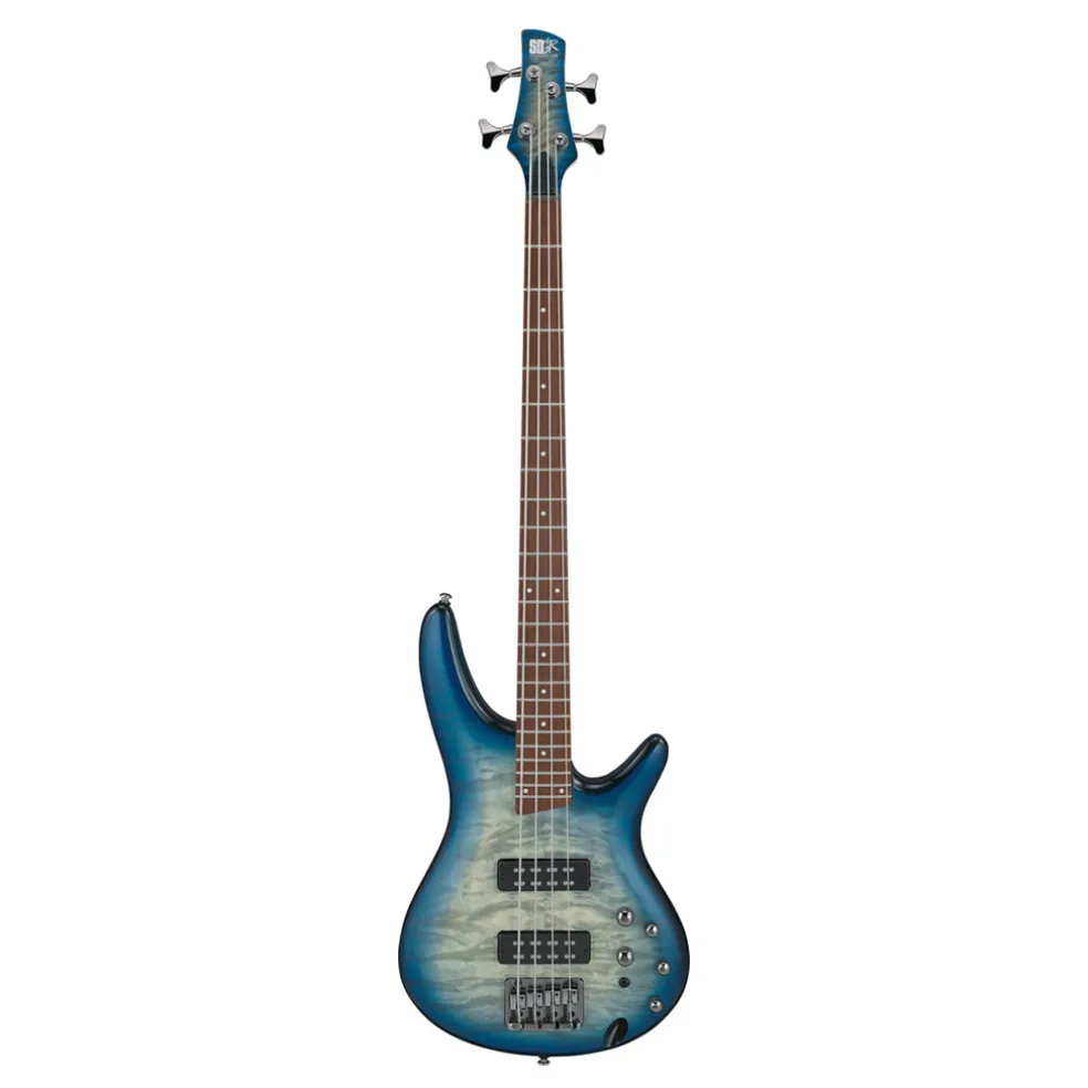 Ibanez SR400EQM Stained Cosmic Blue Starburst Electric Bass