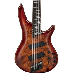 Ibanez SRMS805 - 5 String Bass Guitar - Brown Topaz Burst