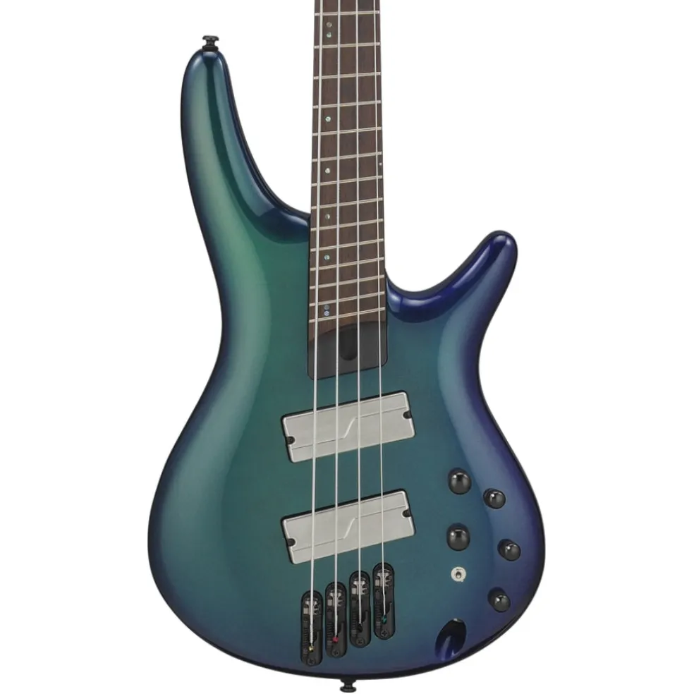 Ibanez SRMS720BCM 4 String Electric Bass Guitar Blue Chameleon
