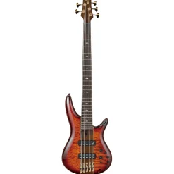 Ibanez SR2405W - 5 String Premium Bass - Brown Topaz Burst