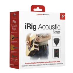 IK iRig Acoustic Stage - Advanced Digital Microphone System for Acoustic Guitar - 32-bit Preamp/DSP