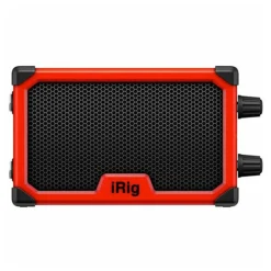 iRig Nano Amp, Red - Portable Micro Amp with integrated iOS Audio Interface