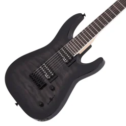 Jackson - JS Series Dinky Arch Top JS22Q-7 DKA HT, Amaranth Fingerboard, Transparent Black Burst | Electric Guitars | 2918804585
