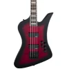 Jackson JS Series Kelly Bird JS3Q, Amaranth Fingerboard, Transparent Red Burst | Bass Guitars | 2919093591