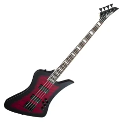 Jackson JS Series Kelly Bird JS3Q, Amaranth Fingerboard, Transparent Red Burst | Bass Guitars | 2919093591