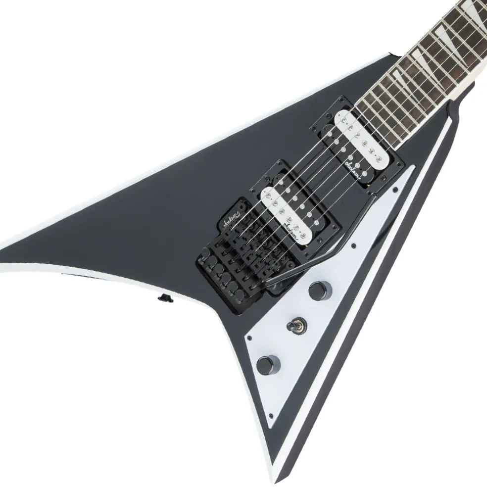 Jackson - JS Series Rhoads JS32, Amaranth Fingerboard, Black with White Bevels | Electric Guitars | 2910137572