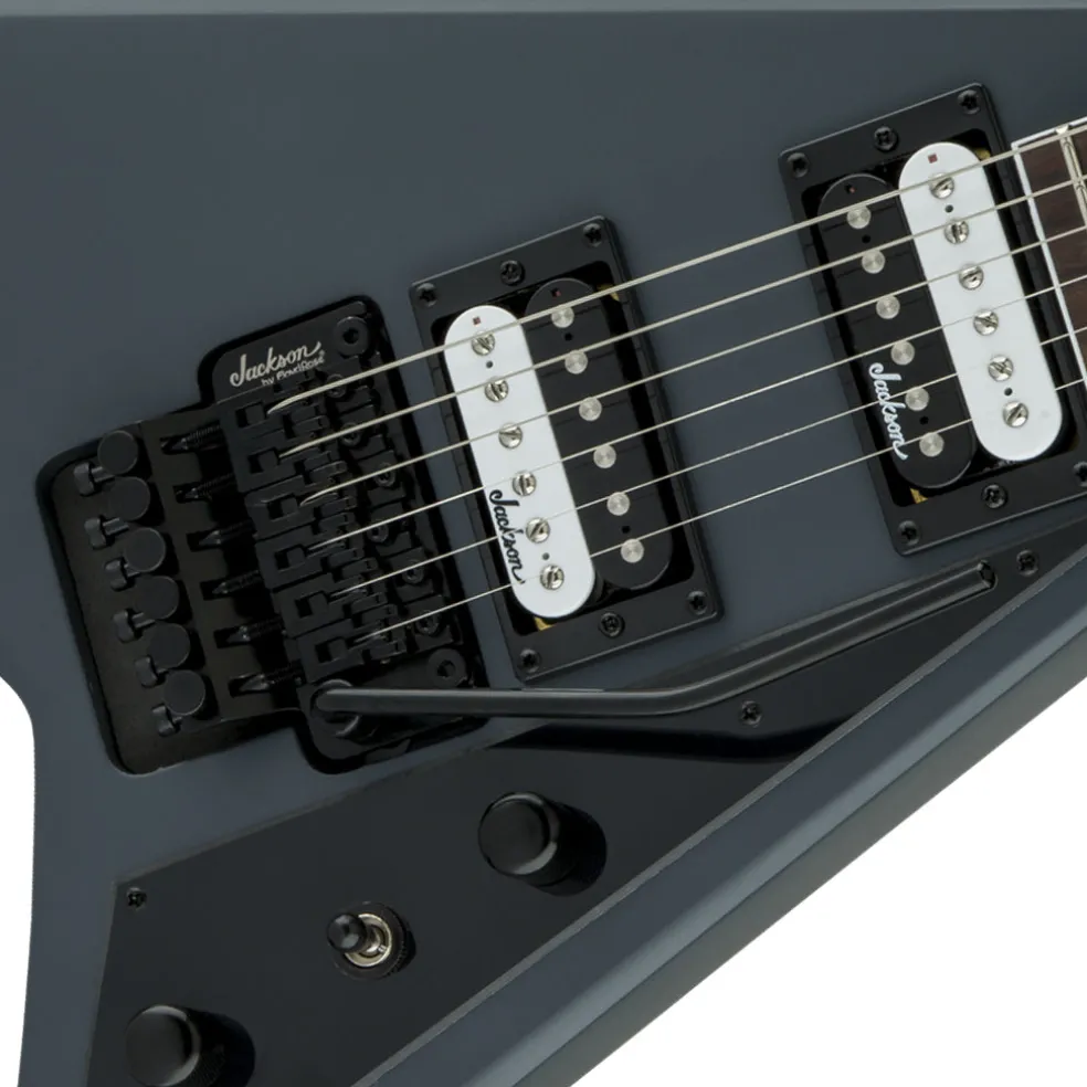 Jackson - JS Series Rhoads JS32, Amaranth Fingerboard, Satin Gray | Electric Guitars | 2910147522