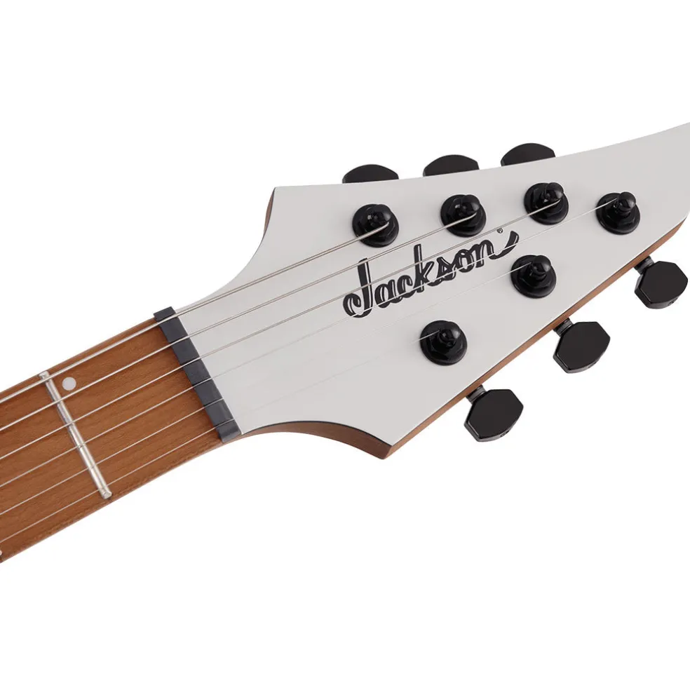 Jackson - Pro Series Signature Misha Mansoor Juggernaut ET6 - Caramelized Fingerboard - Chalk Gray | Electric Guitars | 2914016570