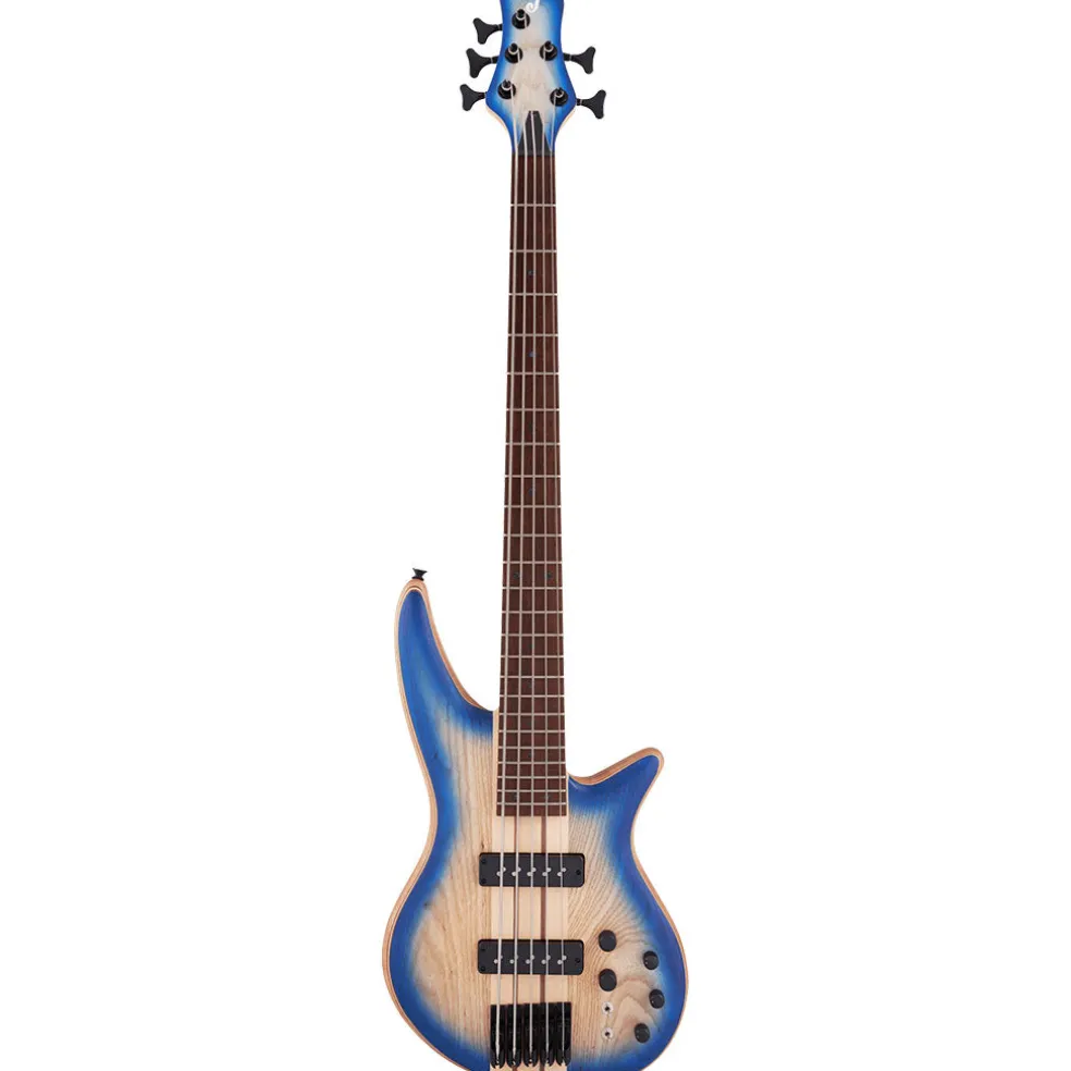 Jackson - Pro Series Spectra Bass SBA V, Caramelized Jatoba Fingerboard, Blue Burst | Bass Guitars | 2919934586