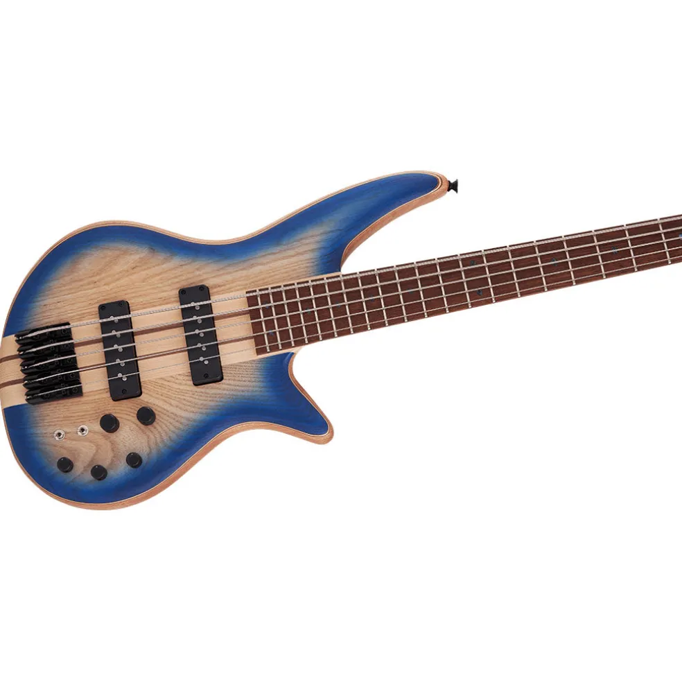 Jackson - Pro Series Spectra Bass SBA V, Caramelized Jatoba Fingerboard, Blue Burst | Bass Guitars | 2919934586