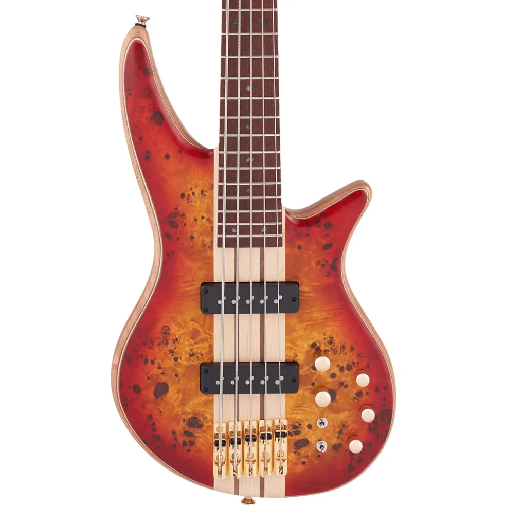 Jackson - Pro Series Spectra Bass SBP V, Caramelized Jatoba Fingerboard, Transparent Cherry Burst | Bass Guitars | 2919934515