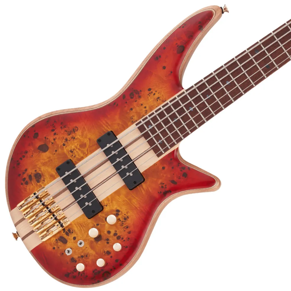 Jackson - Pro Series Spectra Bass SBP V, Caramelized Jatoba Fingerboard, Transparent Cherry Burst | Bass Guitars | 2919934515