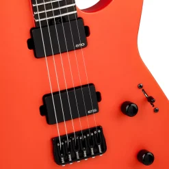 Jackson American Series Soloist SL2 HT Electric Guitar Ebony Fingerboard Satin Lambo Orange