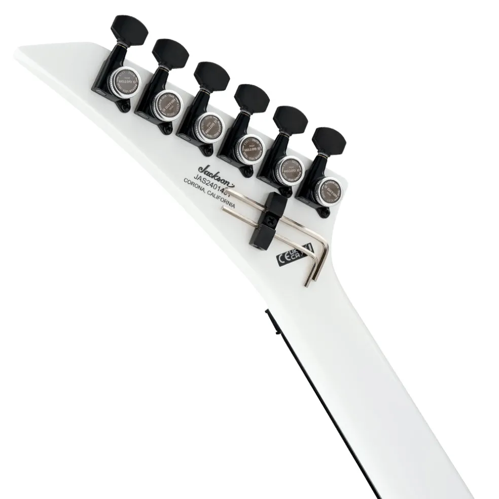 Jackson American Series Soloist SL2 DX Electric Guitar Ebony Fingerboard Snow White