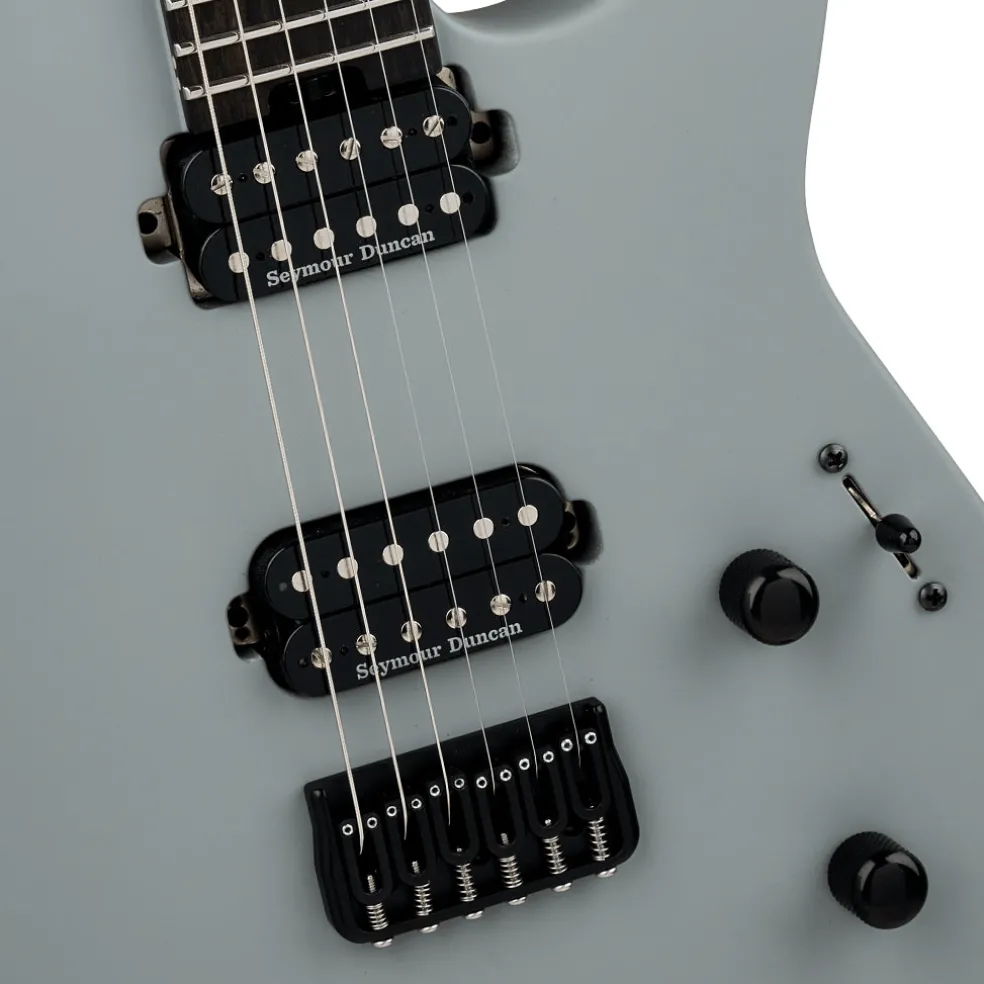 Jackson American Series Soloist SL2 DX HT Electric Guitar Ebony Fingerboard Satin Porsche Gray