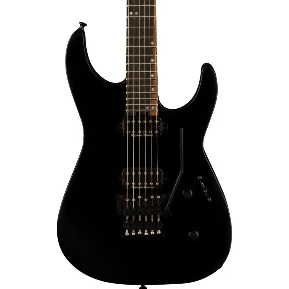 Jackson American Series Virtuoso, Streaky Ebony Fingerboard, Satin Black