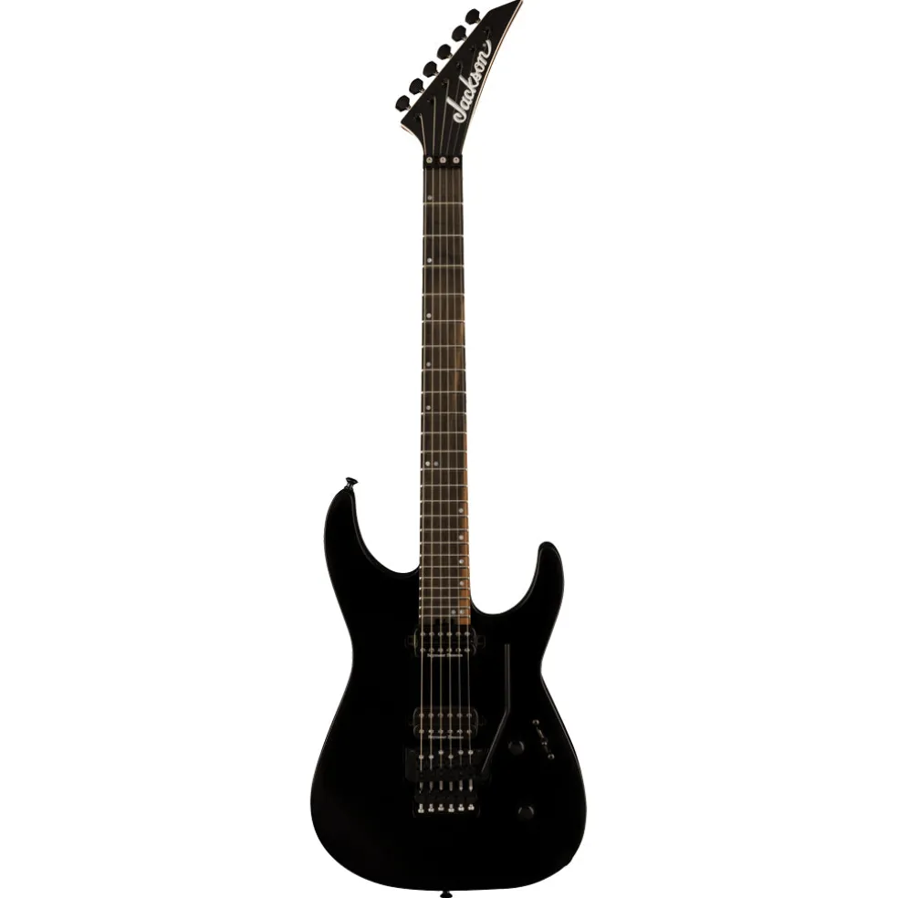 Jackson American Series Virtuoso, Streaky Ebony Fingerboard, Satin Black