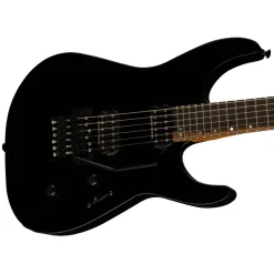 Jackson American Series Virtuoso, Streaky Ebony Fingerboard, Satin Black