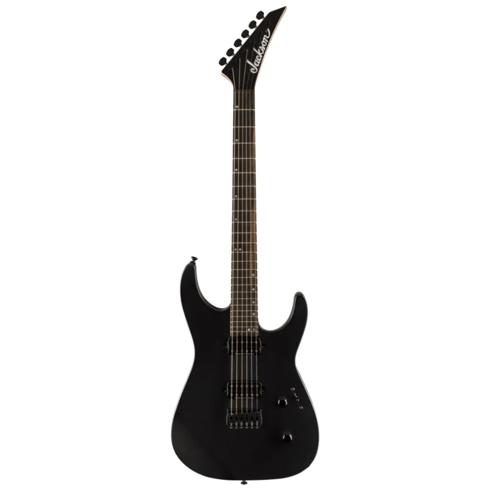 Jackson American Series Virtuoso Hardtail with Streaked Ebony Fingerboard - Satin Black