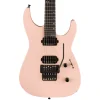 Jackson American Series Virtuoso, Streaked Ebony Fingerboard, Satin Shell Pink