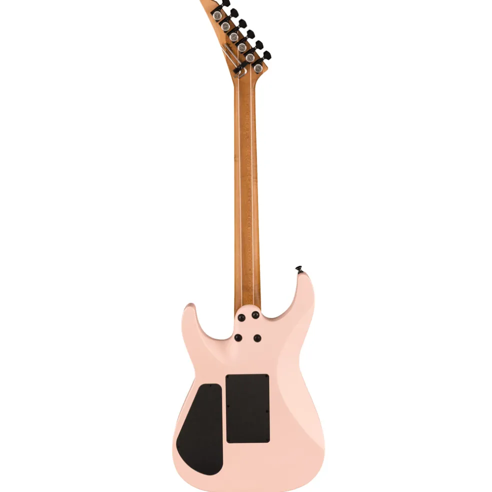 Jackson American Series Virtuoso, Streaked Ebony Fingerboard, Satin Shell Pink