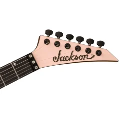 Jackson American Series Virtuoso, Streaked Ebony Fingerboard, Satin Shell Pink