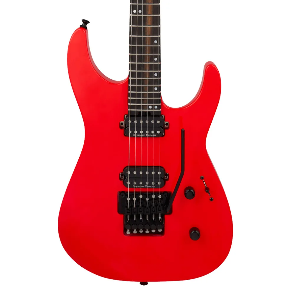 Jackson American Series Virtuoso Electric Guitar Streaked Ebony Fingerboard Rocket Red