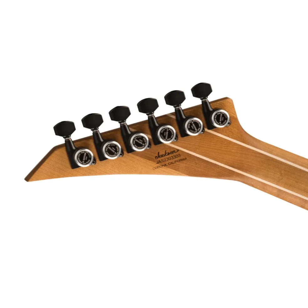 Jackson American Series Virtuoso Hardtail with Streaked Ebony Fingerboard - Red Crystal