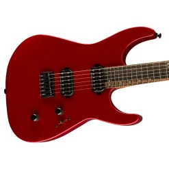 Jackson American Series Virtuoso Hardtail with Streaked Ebony Fingerboard - Red Crystal