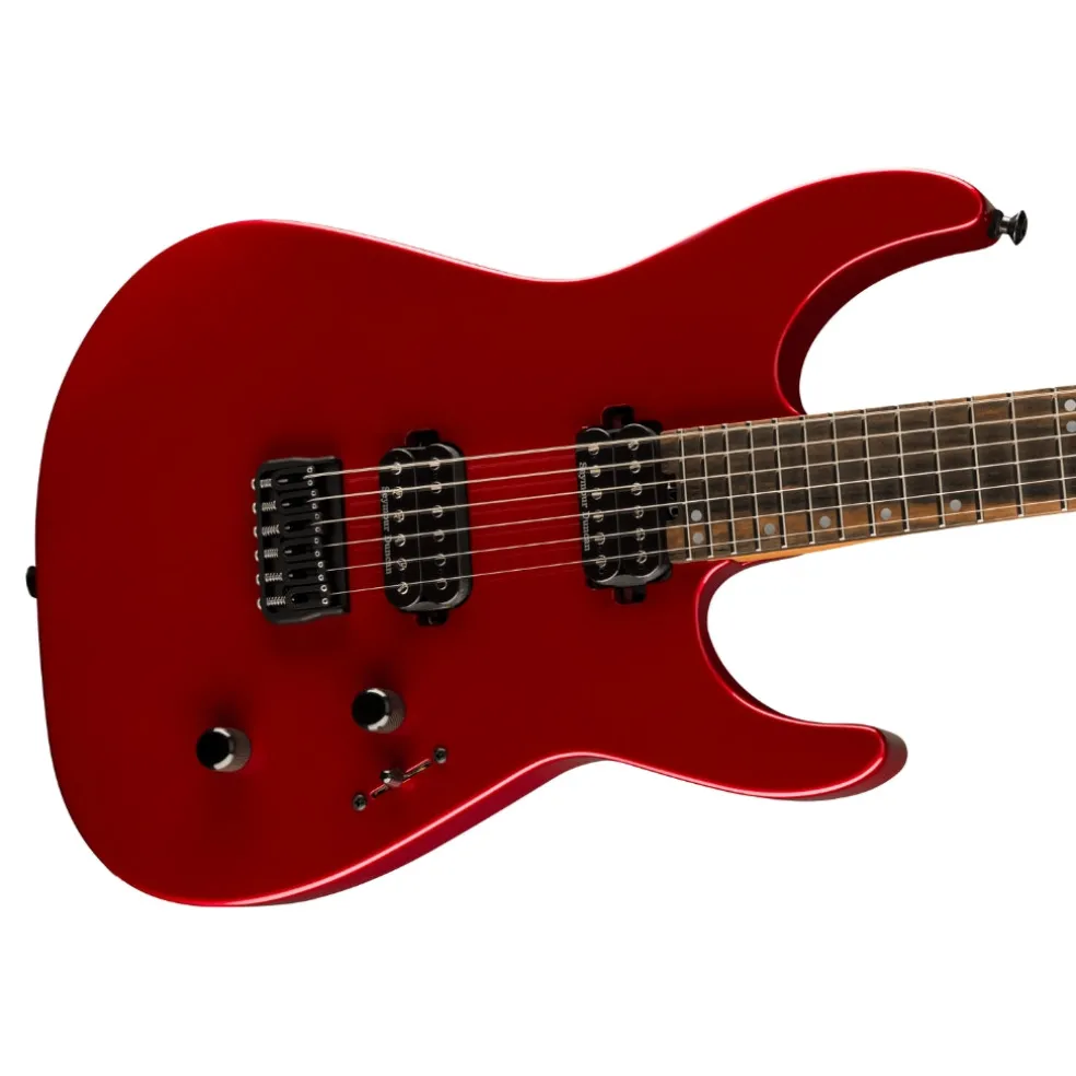 Jackson American Series Virtuoso Hardtail with Streaked Ebony Fingerboard - Red Crystal