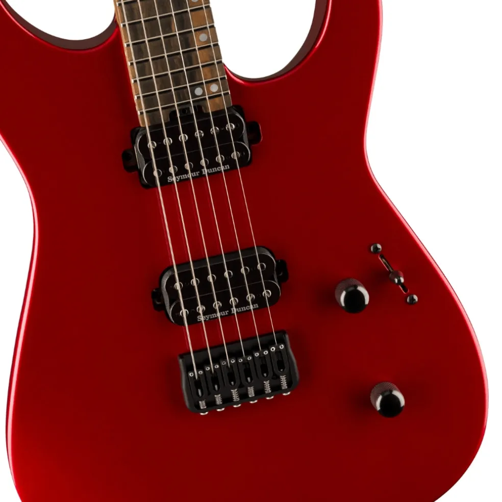 Jackson American Series Virtuoso Hardtail with Streaked Ebony Fingerboard - Red Crystal
