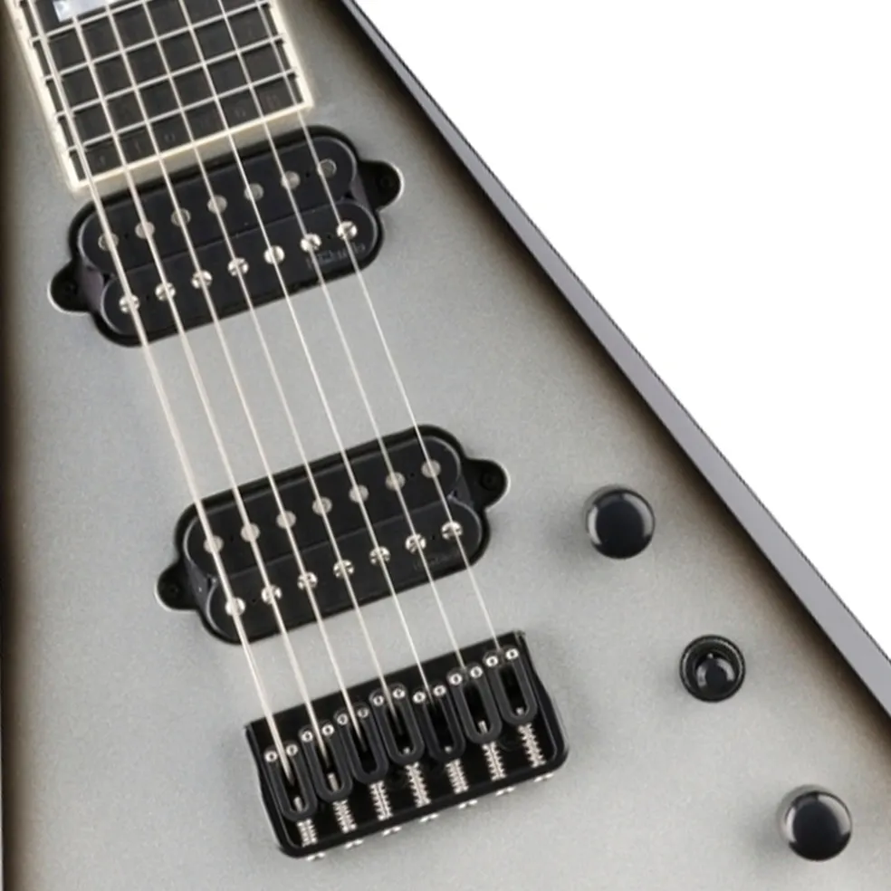 Jackson Custom Shop USA Special Edition King V 7 String Silverburst