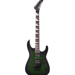 Jackson Guitar - Js Series Dinky Arch Top JS32Q - Transparent Green Burst - Amaranth Fingerboard | Electric Guitars | 2918804587