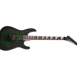 Jackson Guitar - Js Series Dinky Arch Top JS32Q - Transparent Green Burst - Amaranth Fingerboard | Electric Guitars | 2918804587