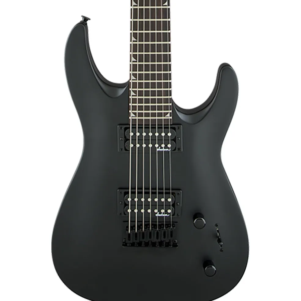Jackson JS22-7 DKA Dinky - Satin Black - Amaranth Fretboard | Electric Guitars | 2910132568